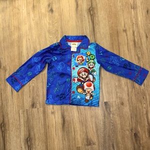 Kids Super Mario Pajama Top